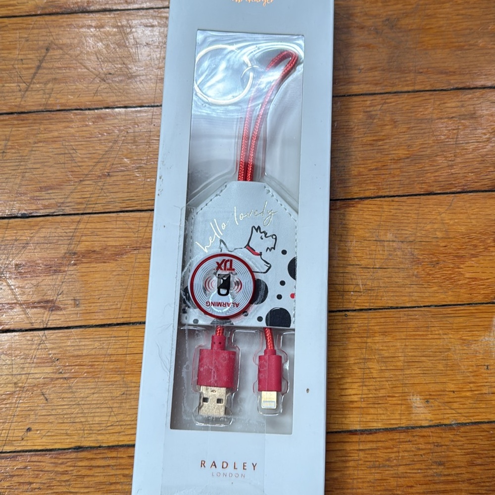Radley London iPhone 8 pin charging cable NWT - Picture 5 of 7